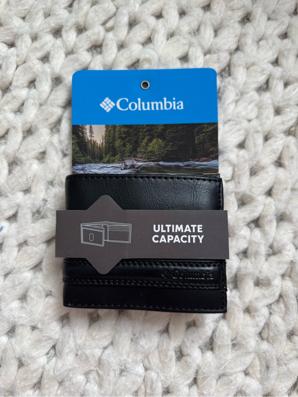 Columbia Men’s Black RFID Secure Bifold Wallet NWT